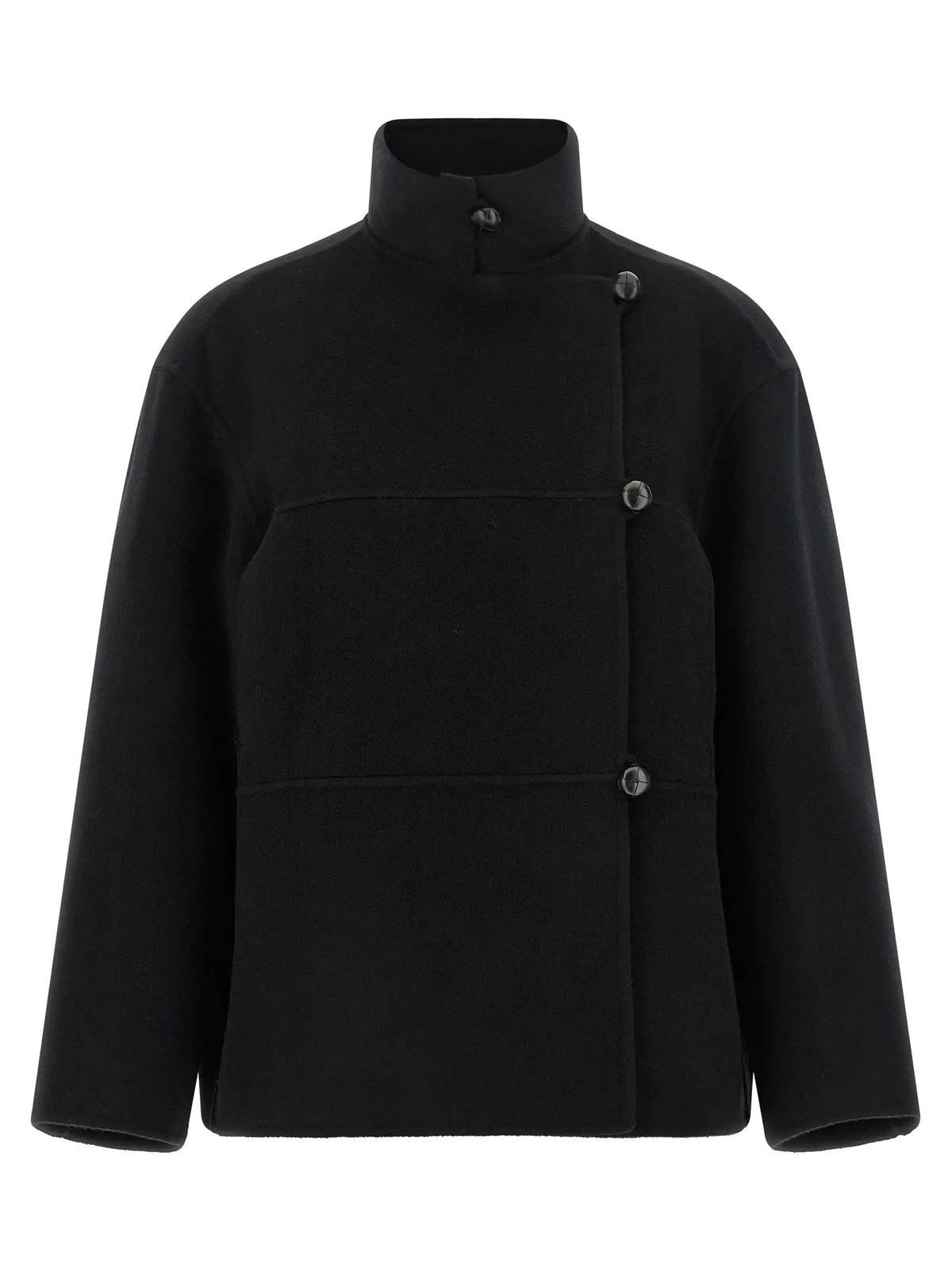 Rohe Black Wool Coat