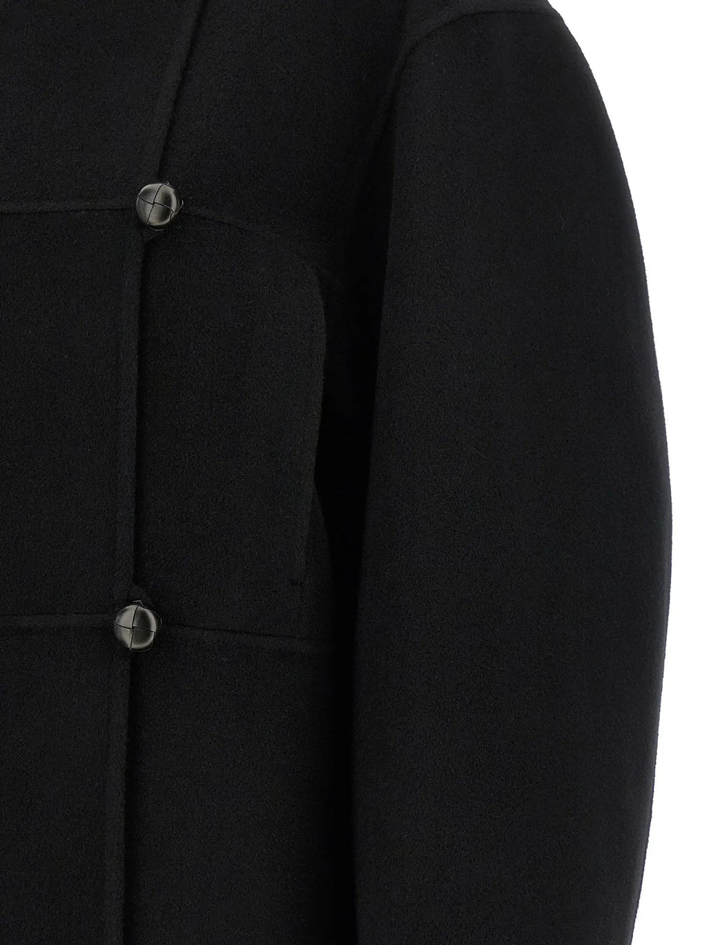 Rohe Black Wool Coat