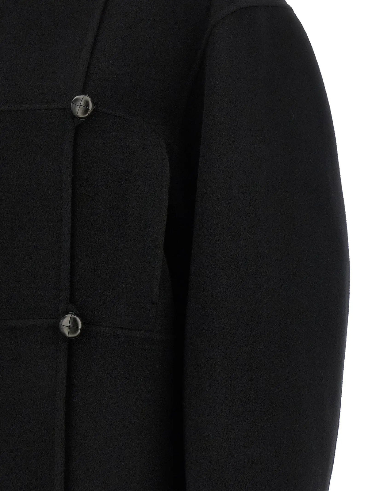 Rohe Black Wool Coat