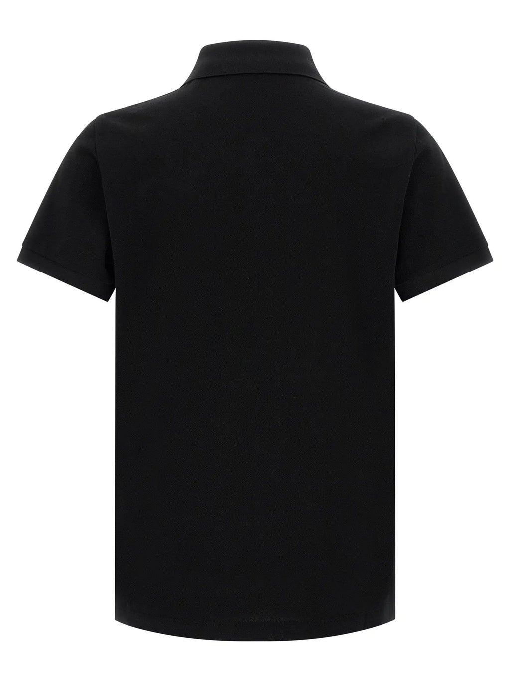 Fendi Black Cotton Polo Shirt