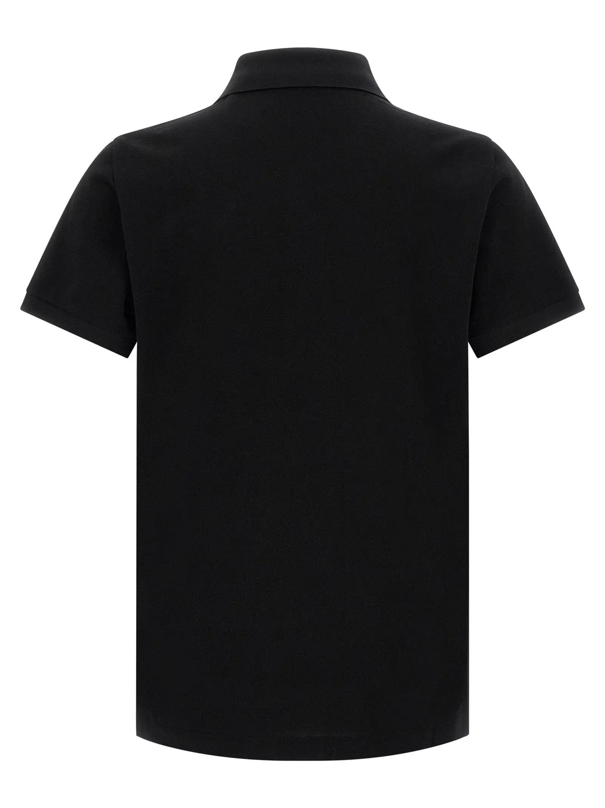 Fendi Black Cotton Polo Shirt