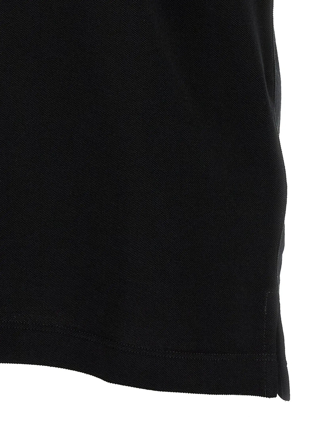 Fendi Black Cotton Polo Shirt