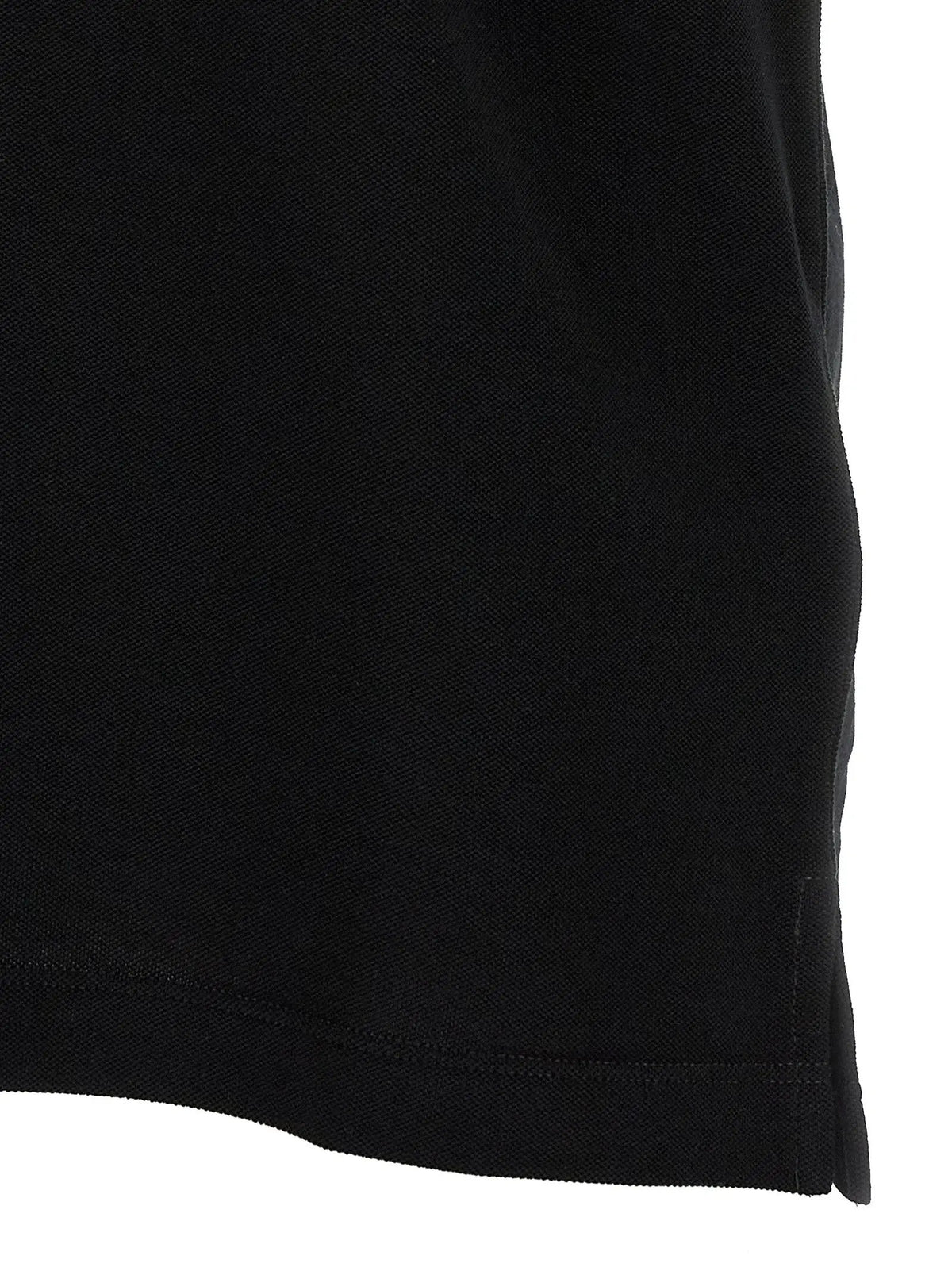 Fendi Black Cotton Polo Shirt