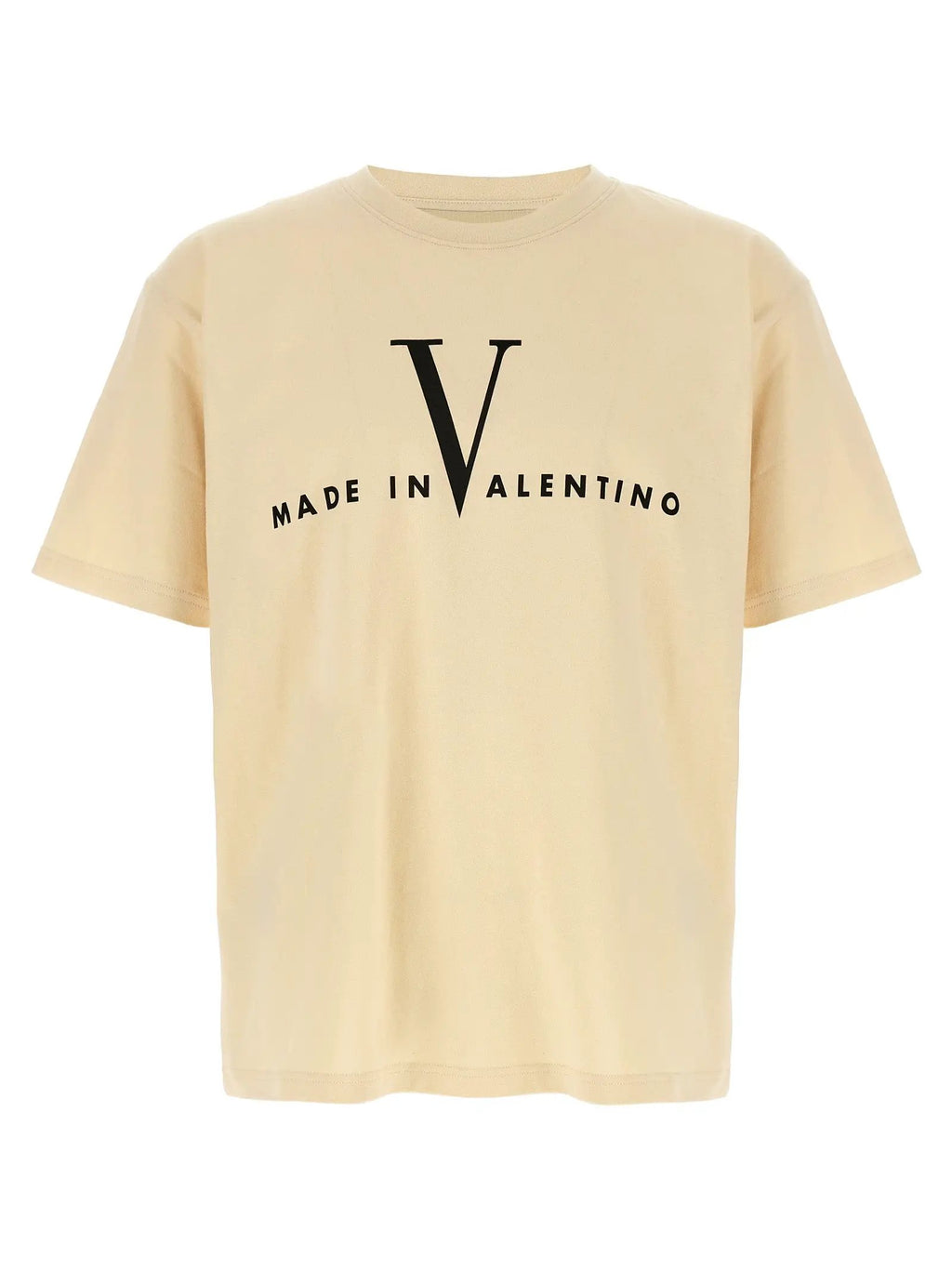 T-shirt en coton beige Valentino Garavani
