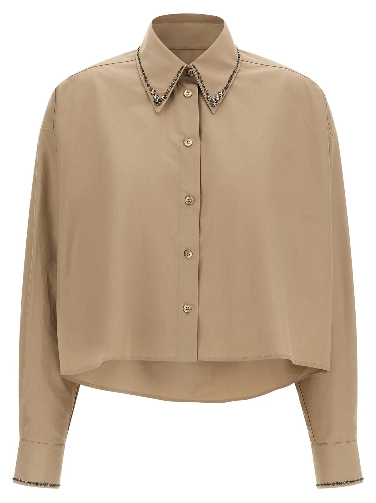 Chemisier en coton beige Fabiana Filippi