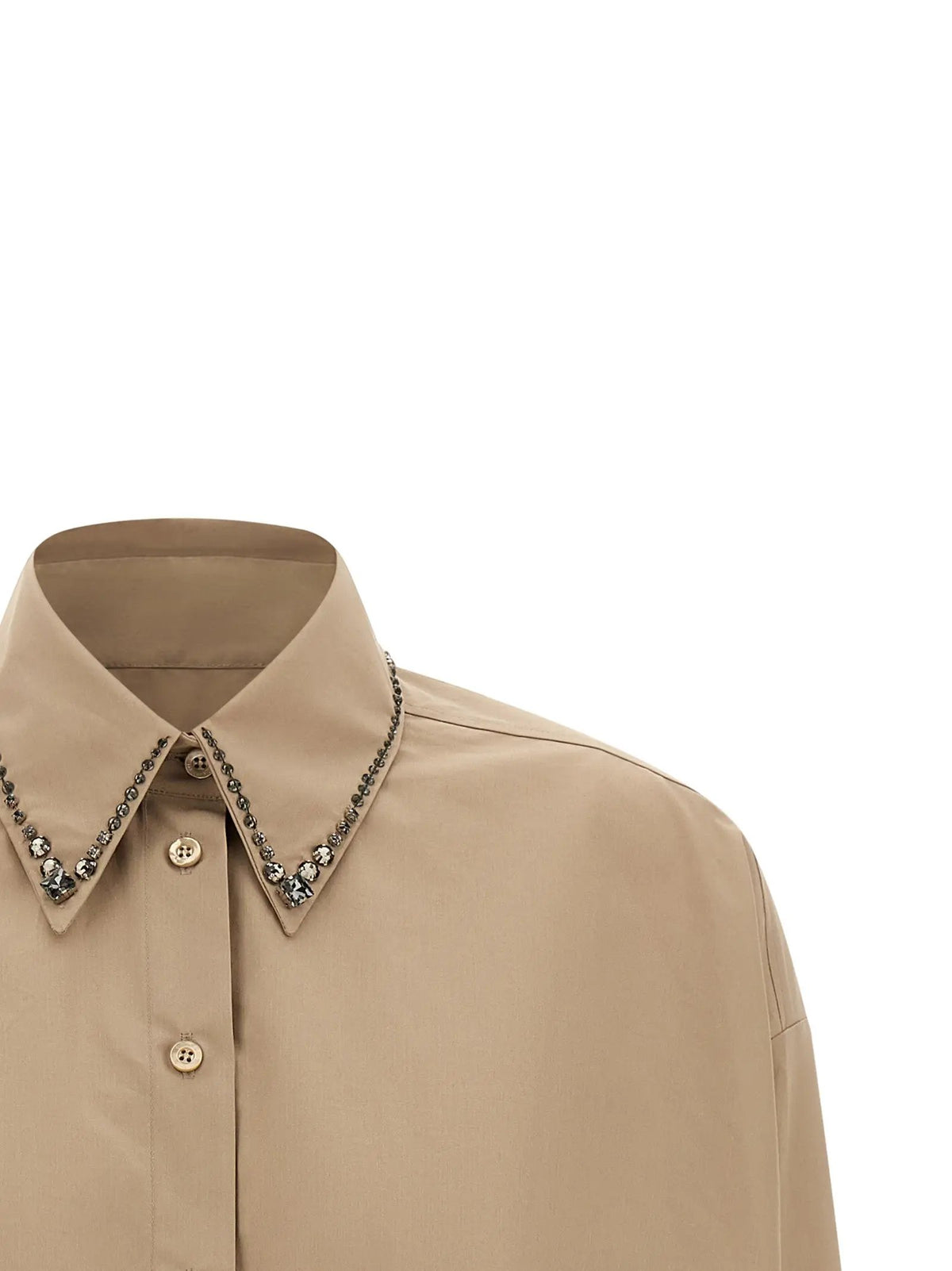 Chemisier en coton beige Fabiana Filippi
