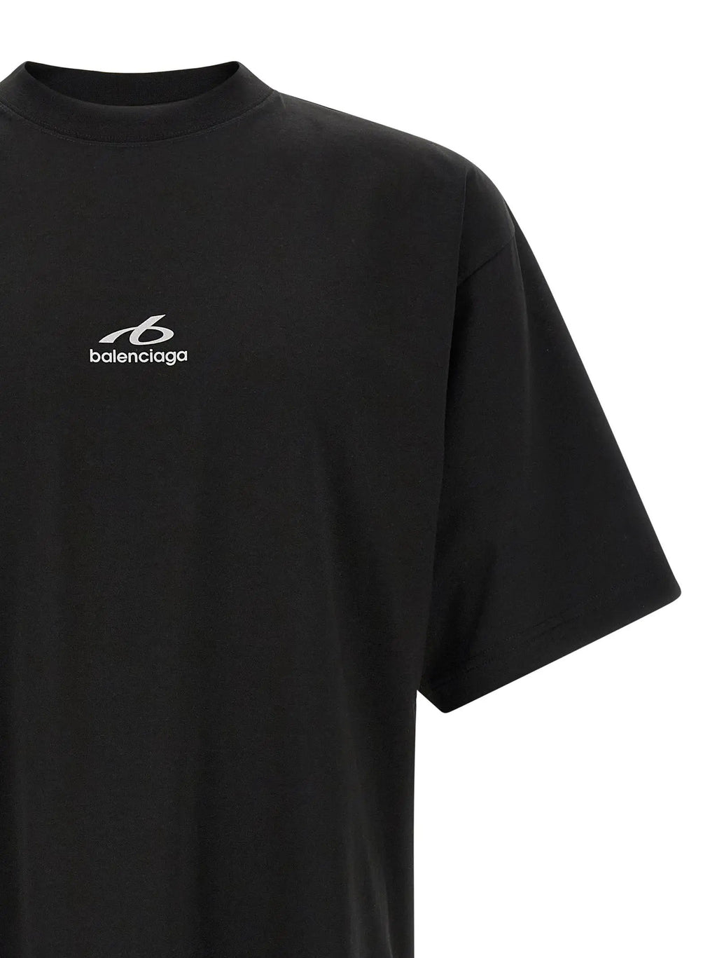 Balenciaga Black Cotton T-Shirt
