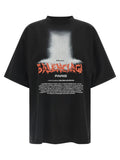 T-shirt Balenciaga en coton noir