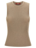 Max Mara Beige Polyamide Tank Top