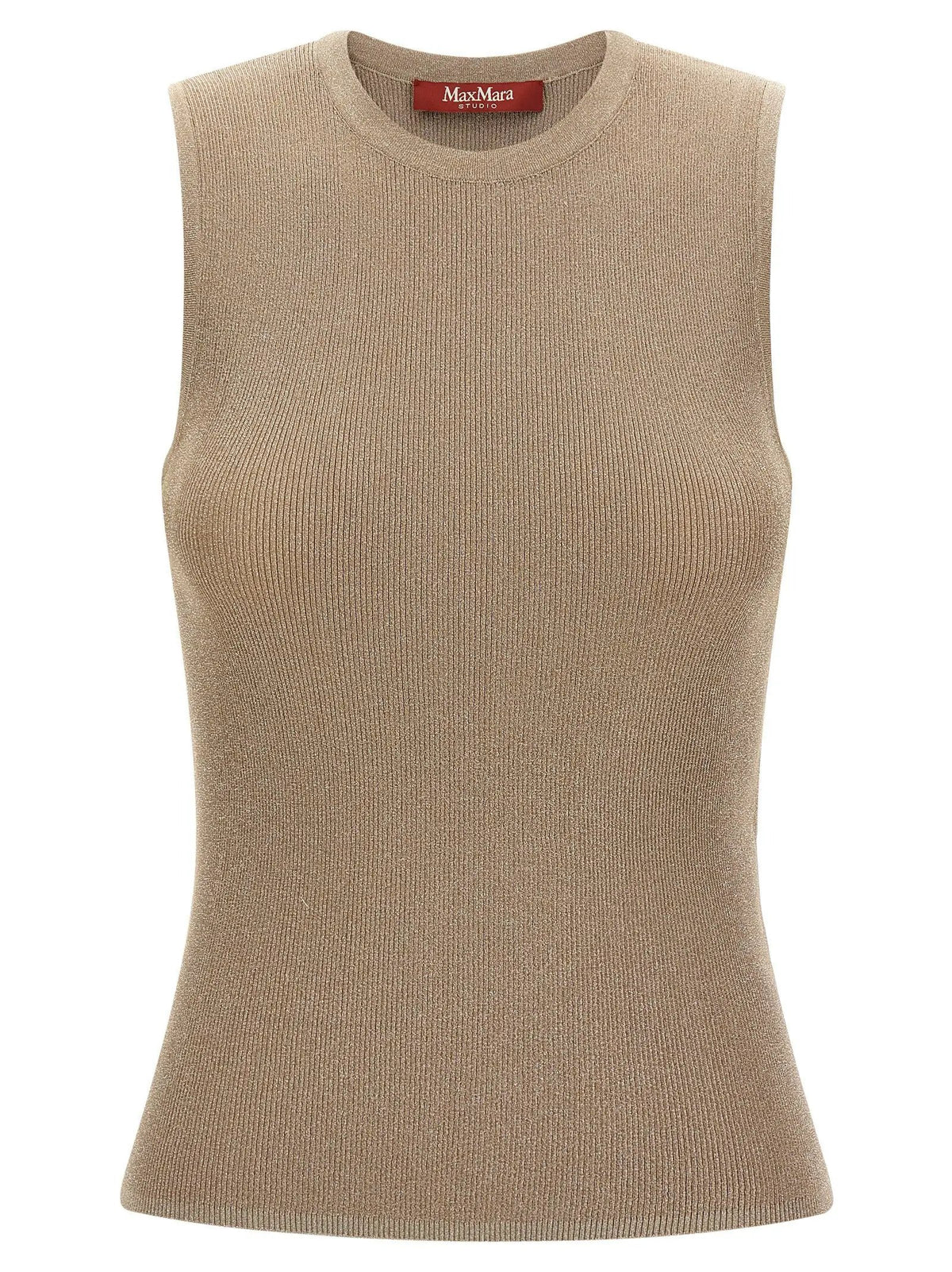 Max Mara Beige Polyamide Tank Top