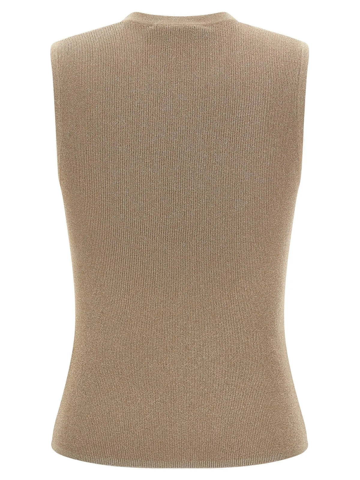 Max Mara Beige Polyamide Tank Top