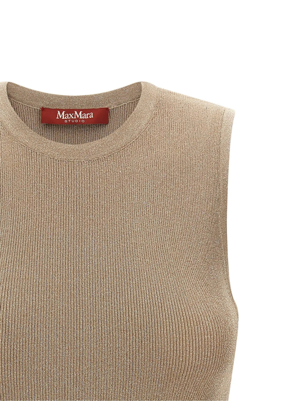 Max Mara Beige Polyamide Tank Top
