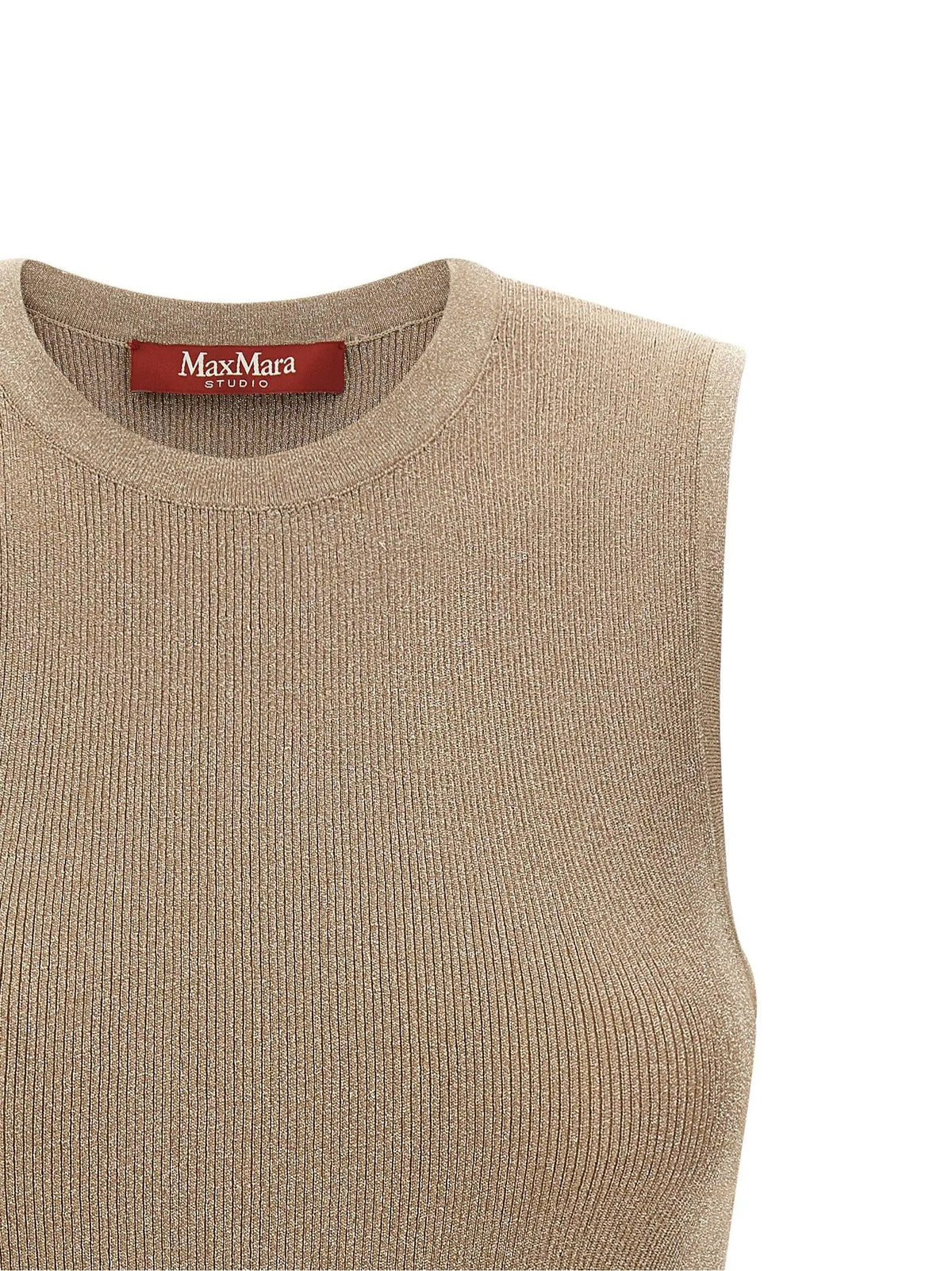 Max Mara Beige Polyamide Tank Top