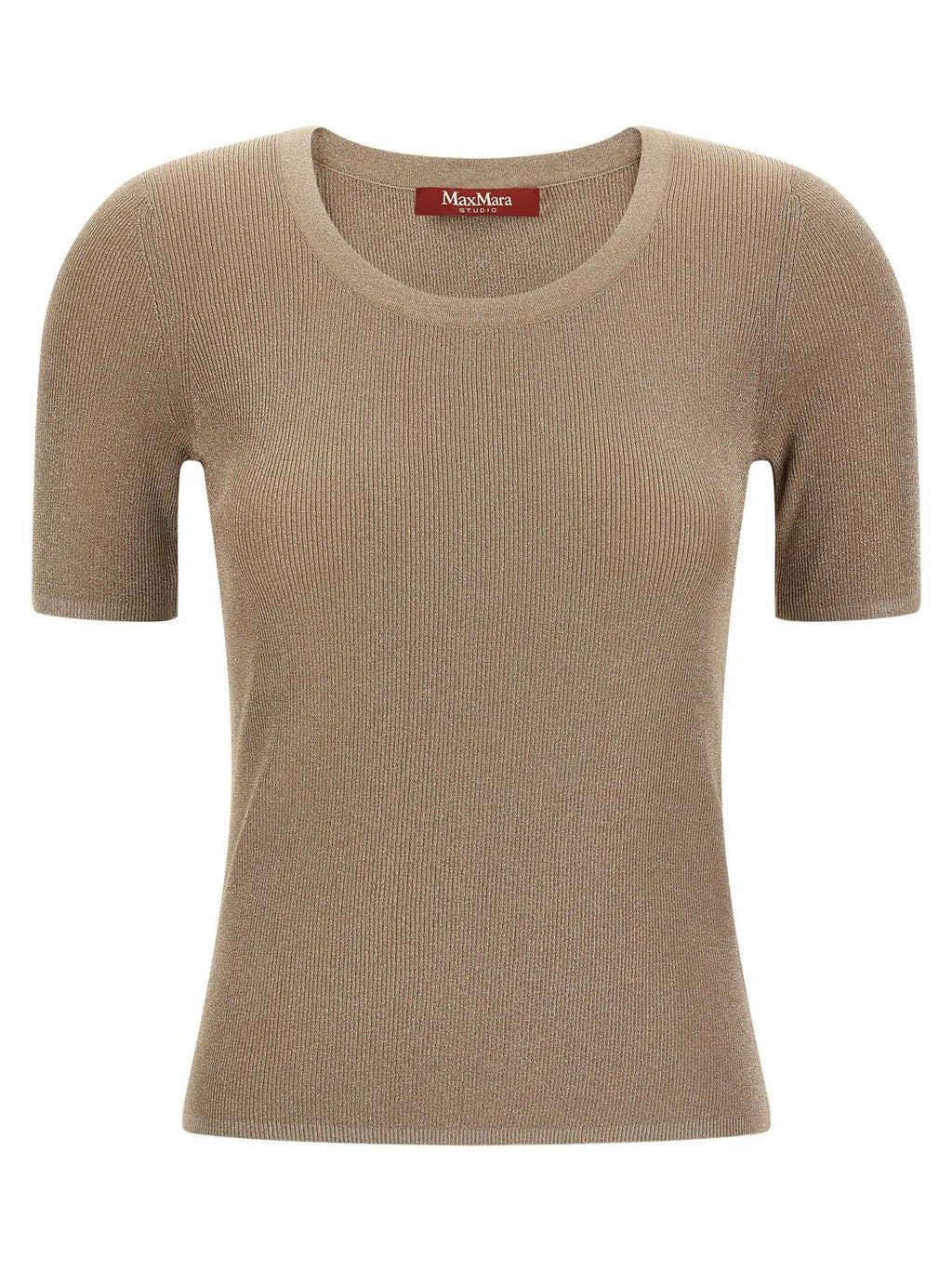 Max Mara Beige Polyamide T-Shirt