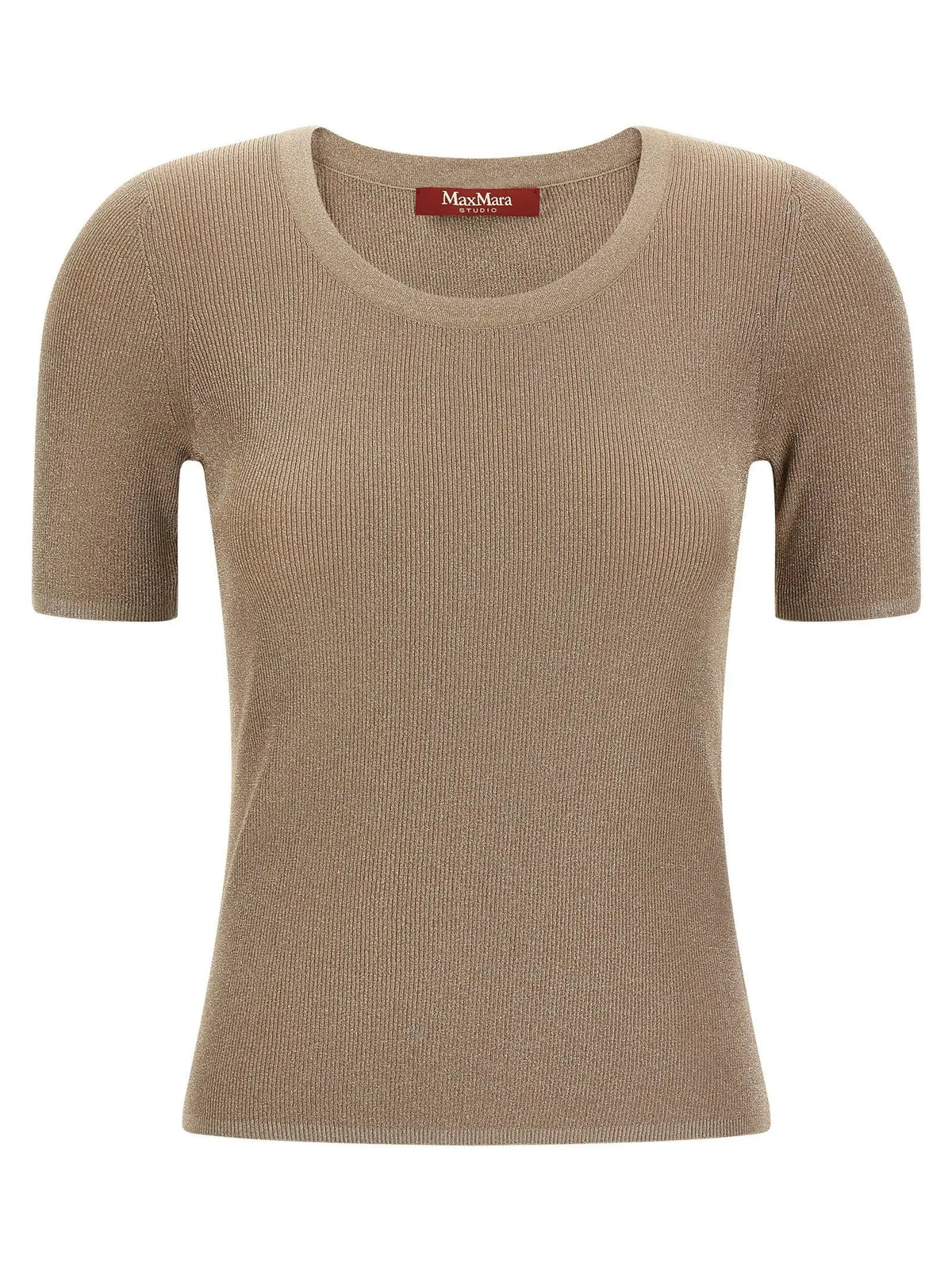 Max Mara Beige Polyamide T-Shirt