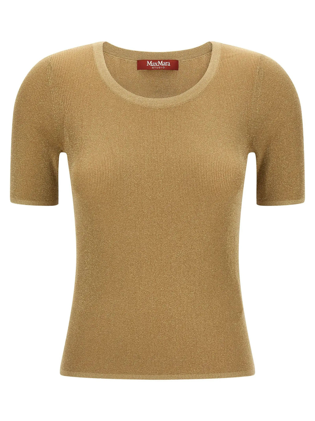 Max Mara Gold Polyamide T-Shirt