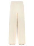 Brunello Cucinelli White Cashmere Athletic Pants