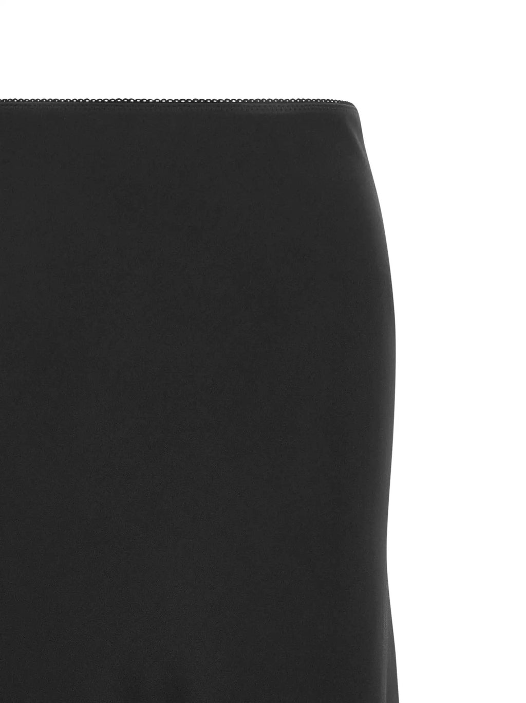 Women's Black Satin Maxi Skirt – Fabiana Filippi