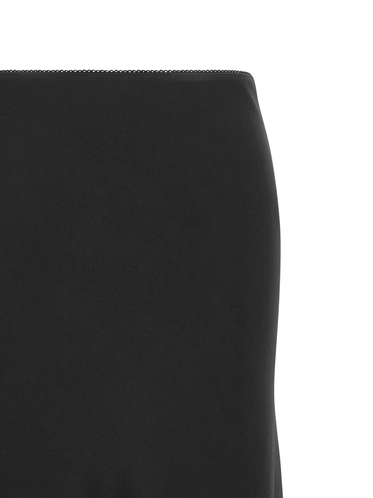 Women's Black Satin Maxi Skirt – Fabiana Filippi
