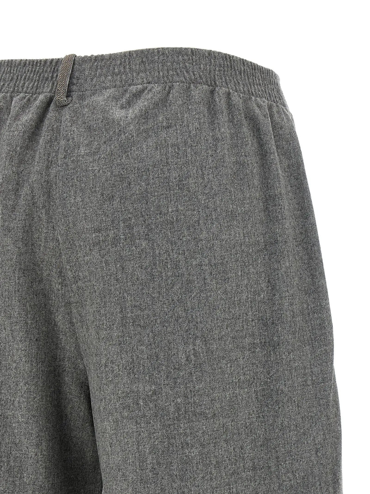 Fabiana Filippi Gray Virgin Wool Cargo Pants
