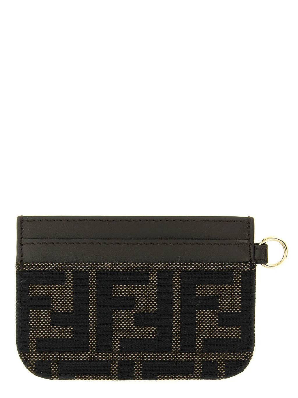 Fendi Brown Polyester Cardholder