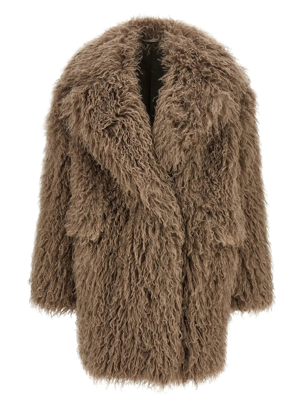 Tagliatore Gray Polyester Coat