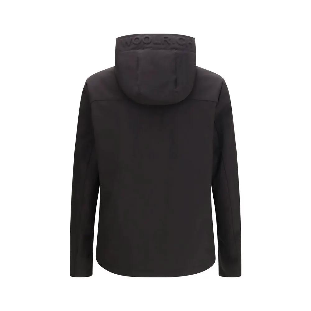 Woolrich Black Polyester Shell Jacket