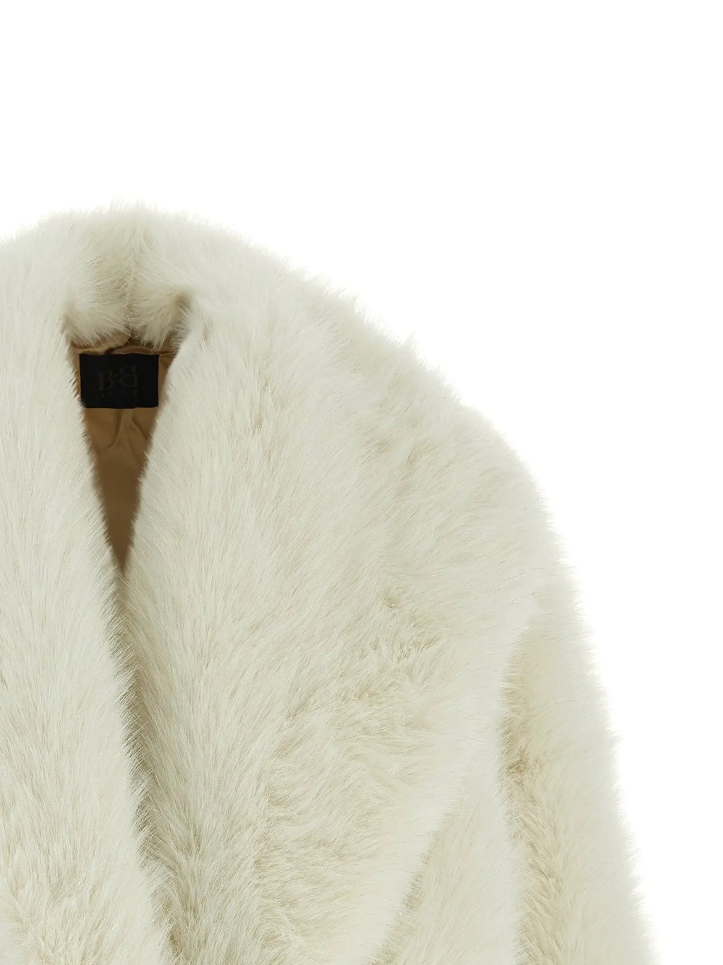 B&B COUTURE B&B COUTURE White Polyester Biker Jacket