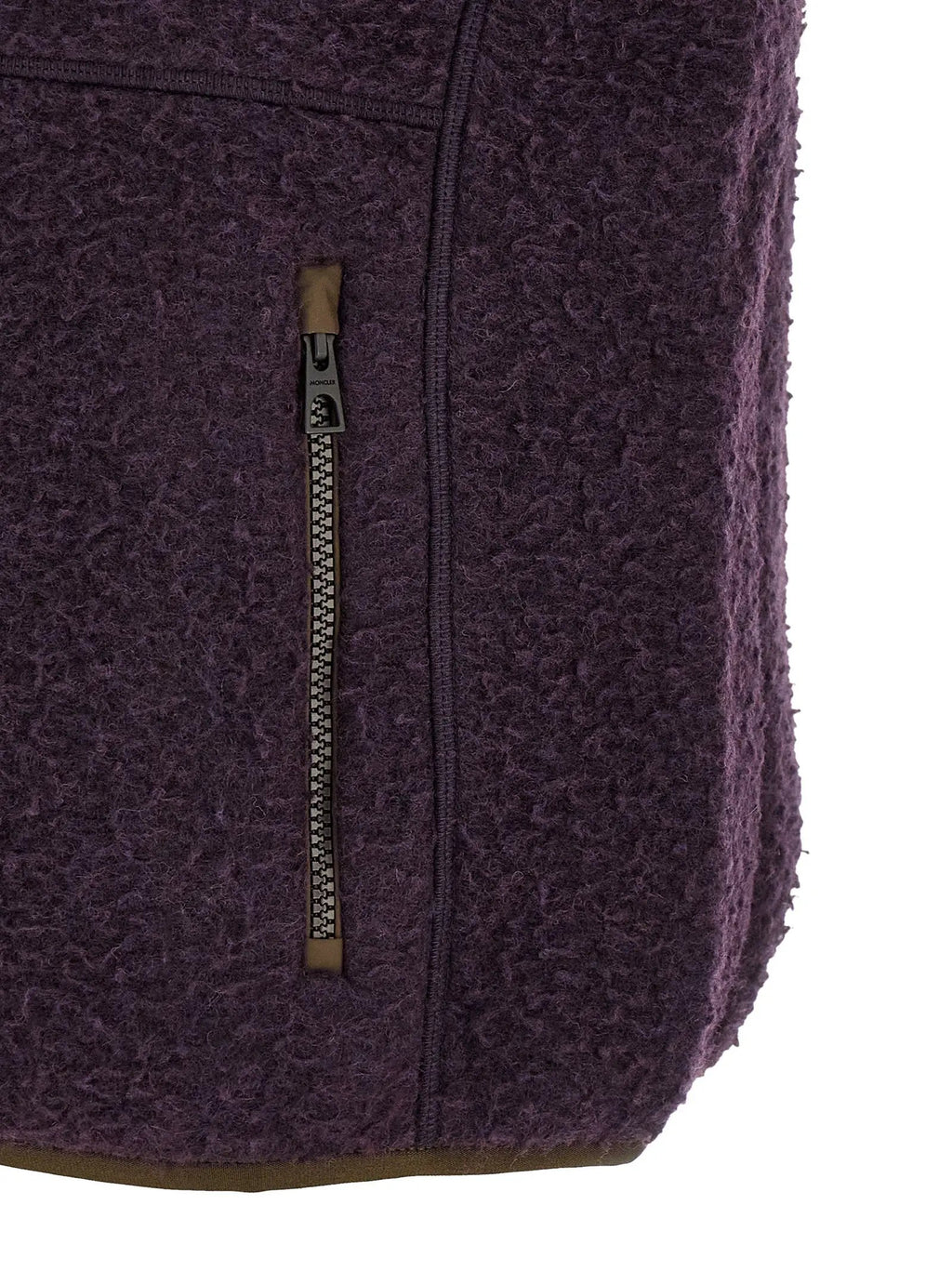 Moncler Moncler Purple Polyester Sleeveless Jacket