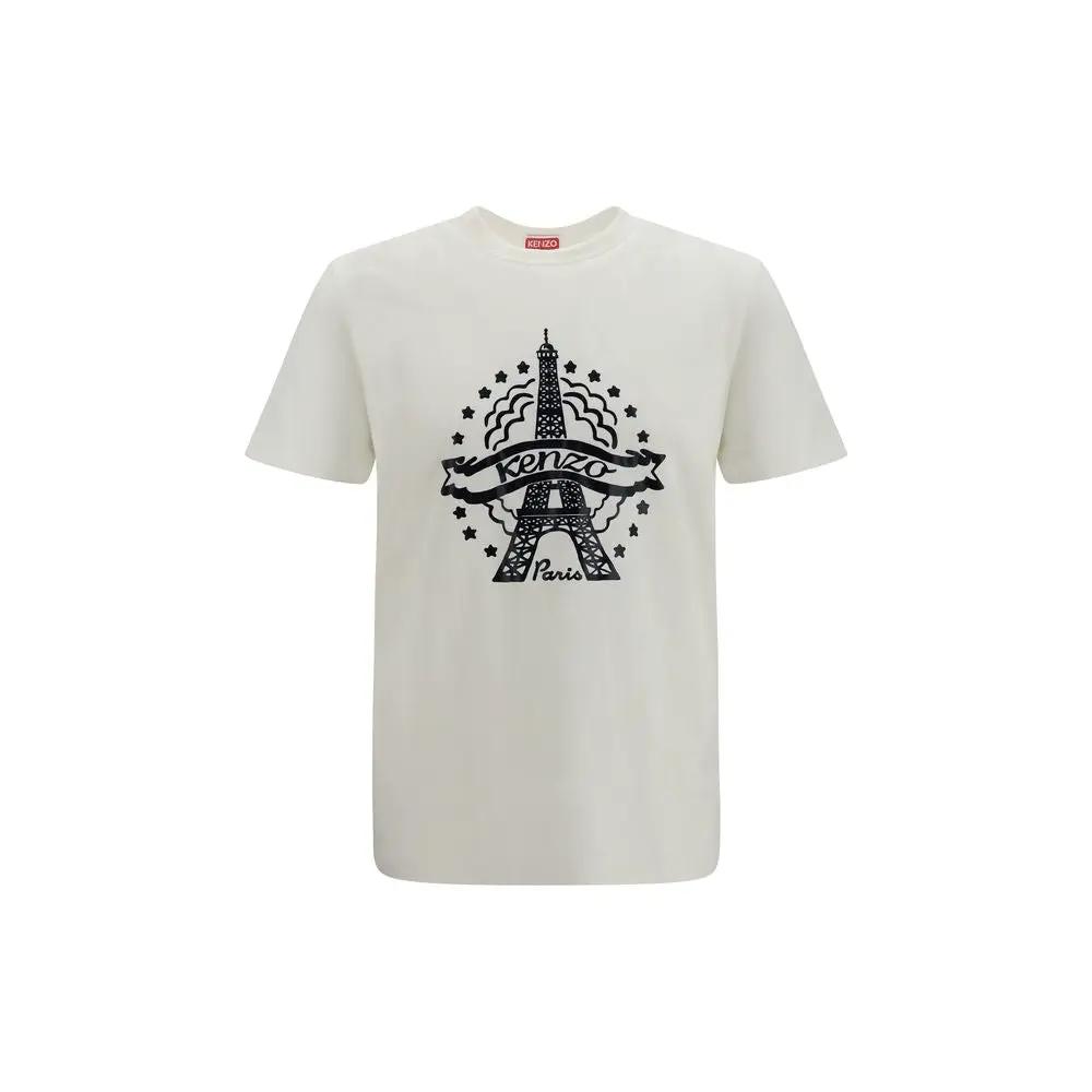 Kenzo Kenzo White Cotton T-Shirt
