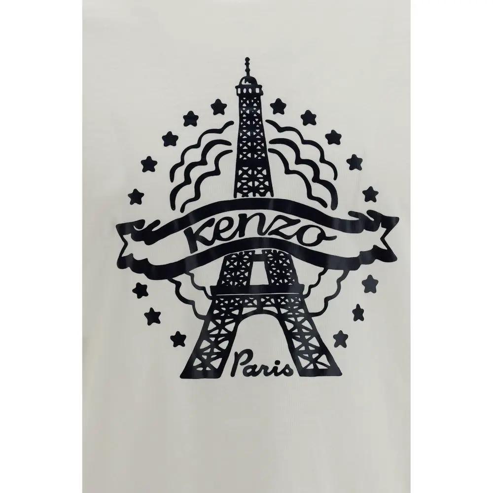 Kenzo Kenzo White Cotton T-Shirt