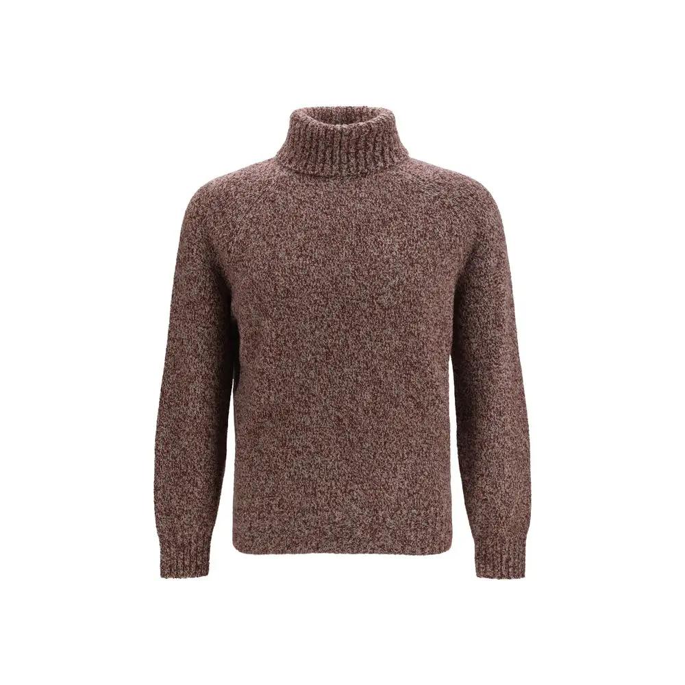 Brunello Cucinelli Brunello Cucinelli Bordeaux Wool Oves Aries Turtleneck