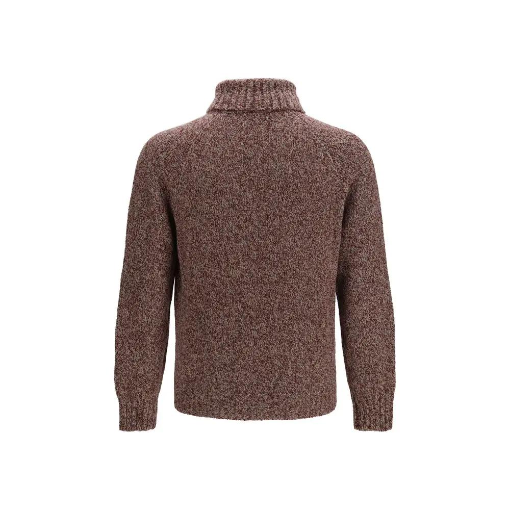 Brunello Cucinelli Brunello Cucinelli Bordeaux Wool Oves Aries Turtleneck