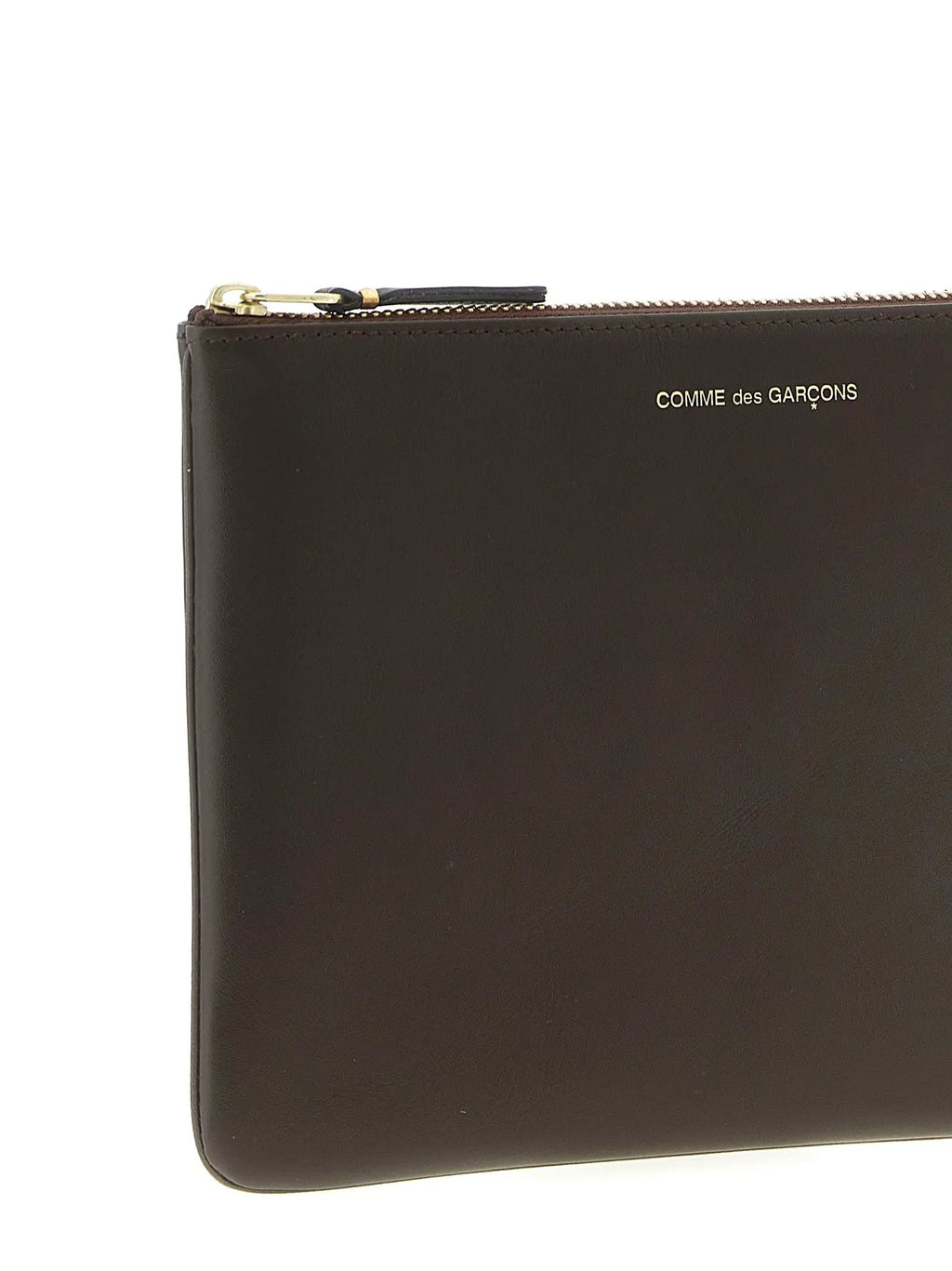 Comme Des Garçons Brown Cowhide Cardholder