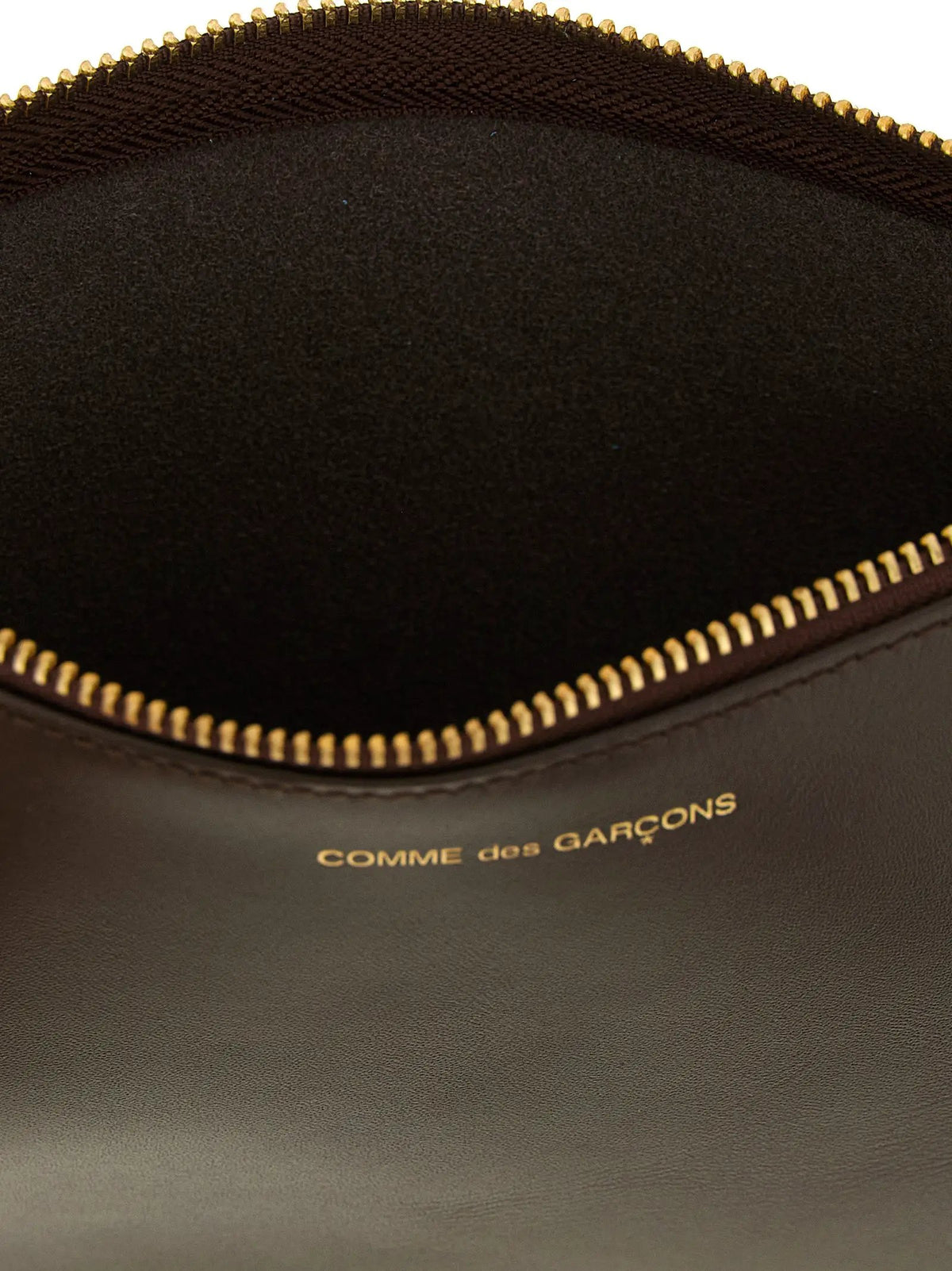 Comme Des Garçons Brown Cowhide Cardholder