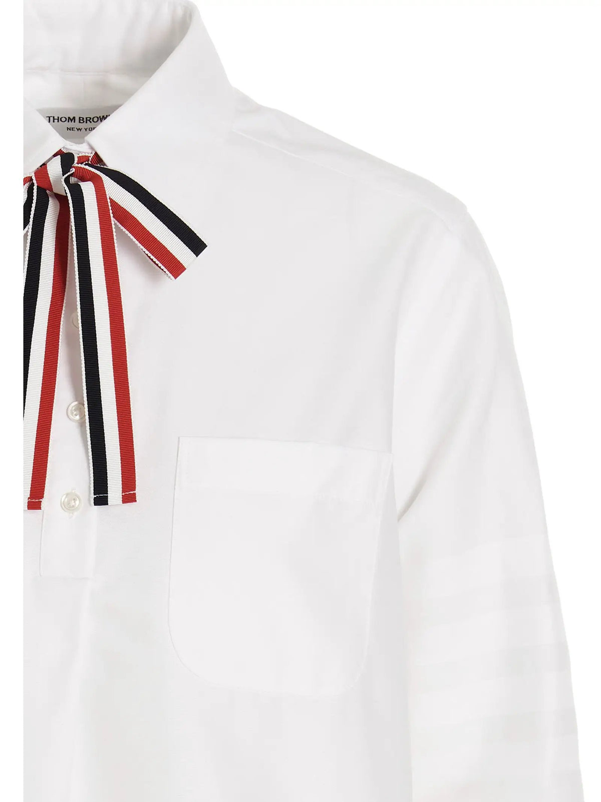 Chemisier en coton blanc Thom Browne