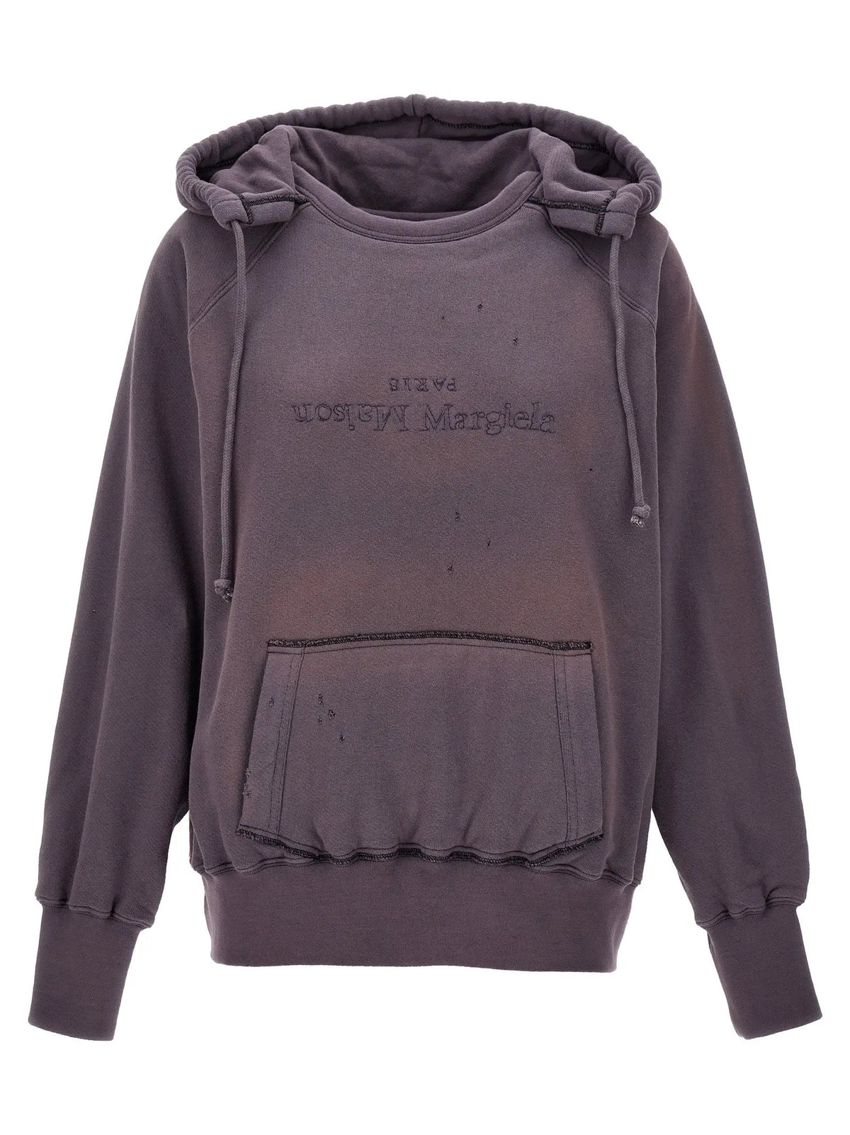Maison Margiela Purple Cotton Hoodie