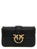 PINKO PINKO Black Calfskin Shoulder Bag