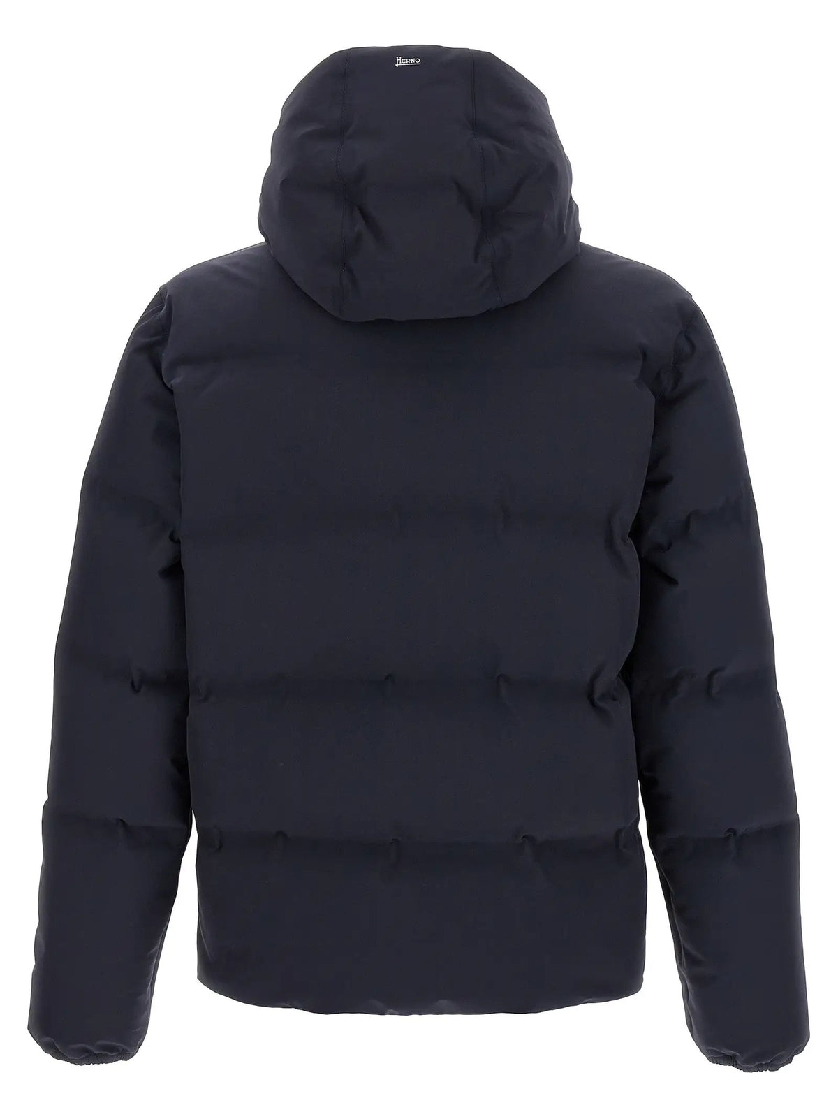 Herno Blue Polyamide Full-Length Jacket