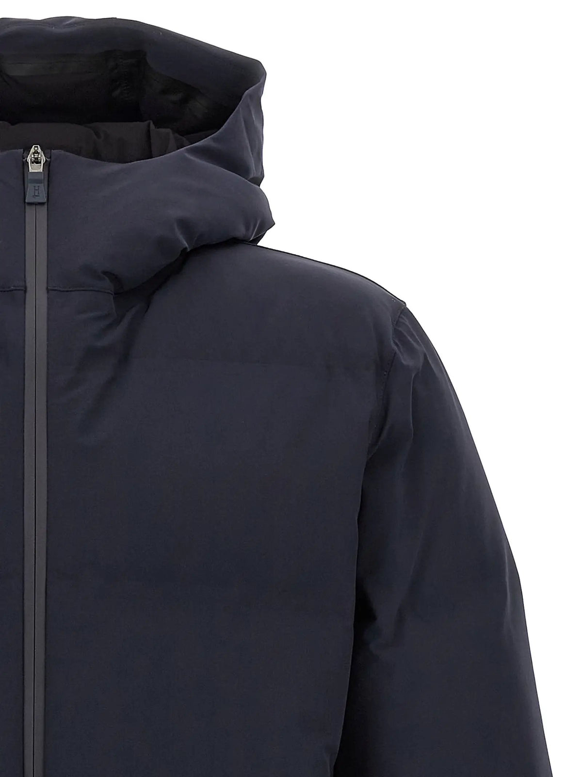 Herno Blue Polyamide Full-Length Jacket