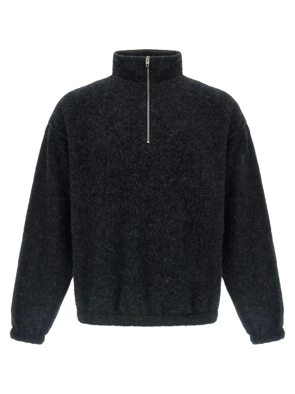 Jil Sander Gray Wool Sweatshirt