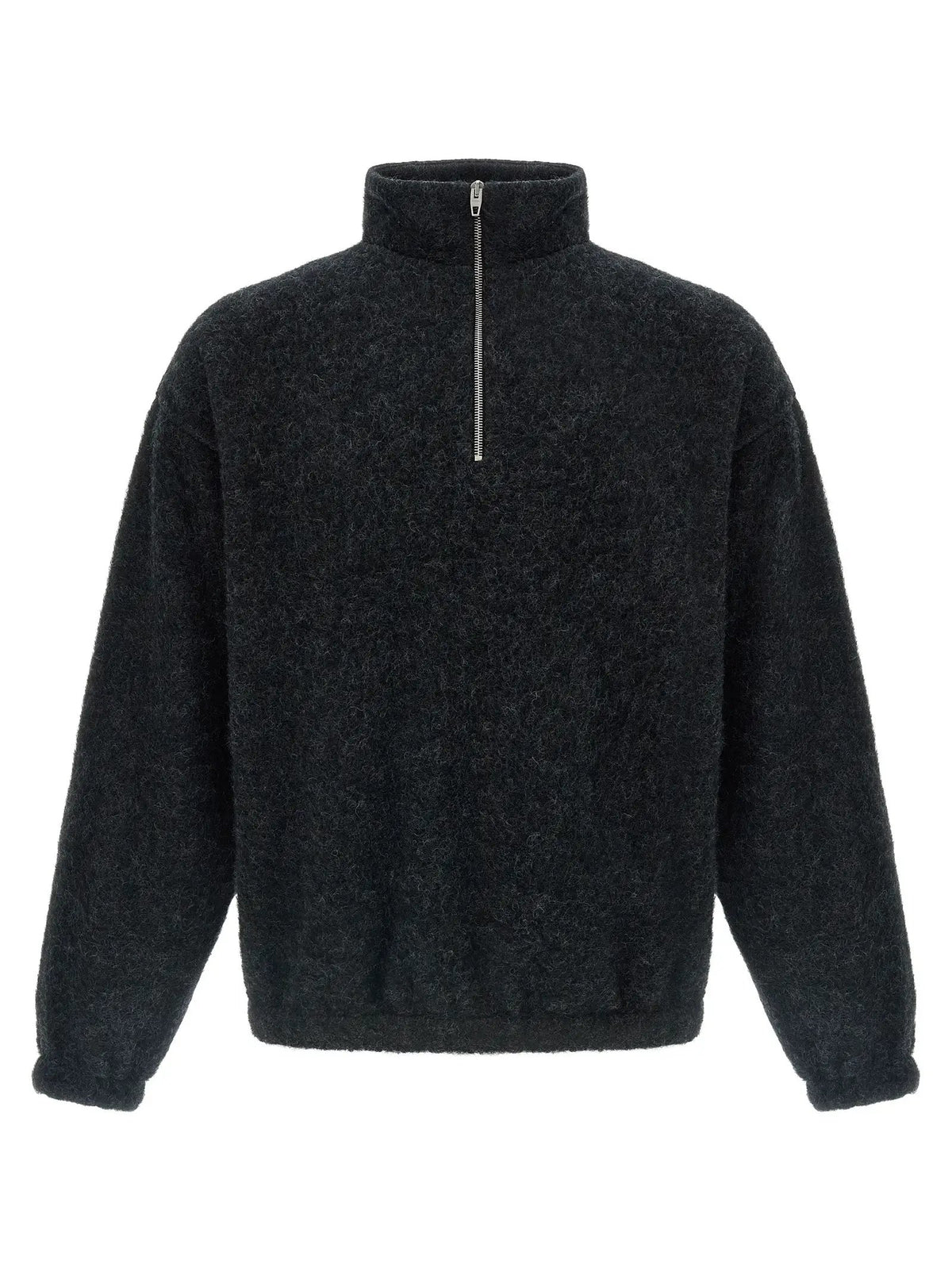 Jil Sander Gray Wool Sweatshirt