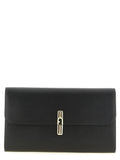 Furla Furla Black Calfskin Clutch Bag