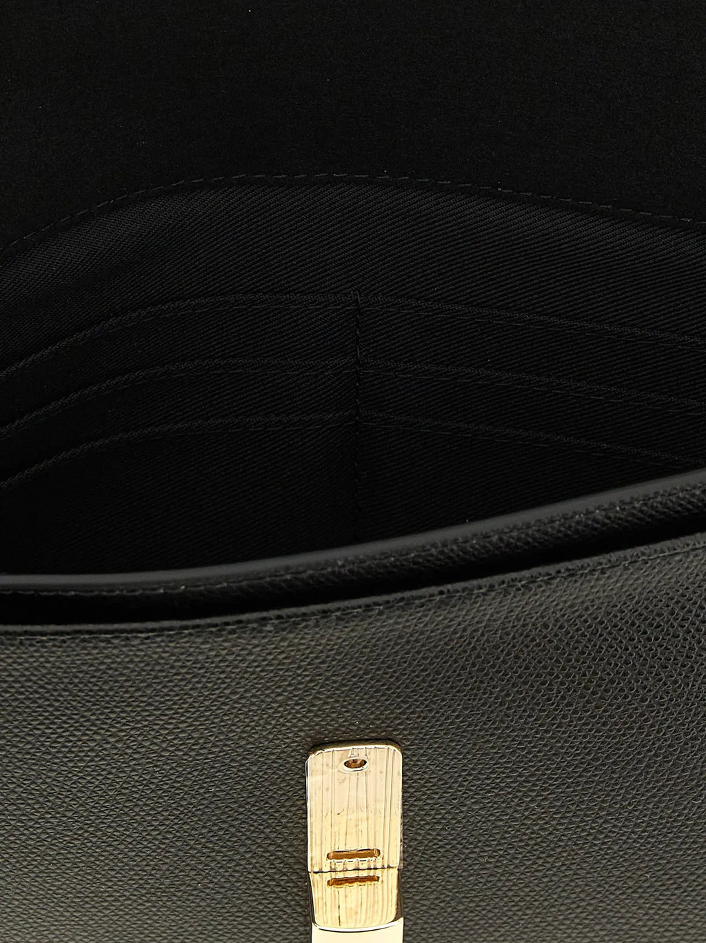 Furla Furla Black Calfskin Clutch Bag