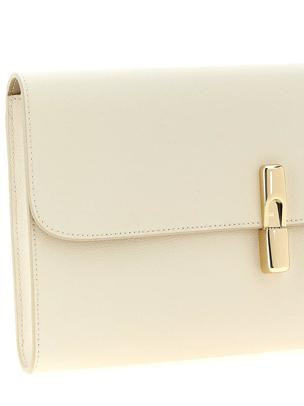 Furla Furla White Calfskin Clutch Bag