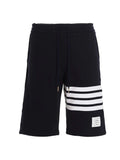 Thom Browne Blue Cotton Bermuda Shorts