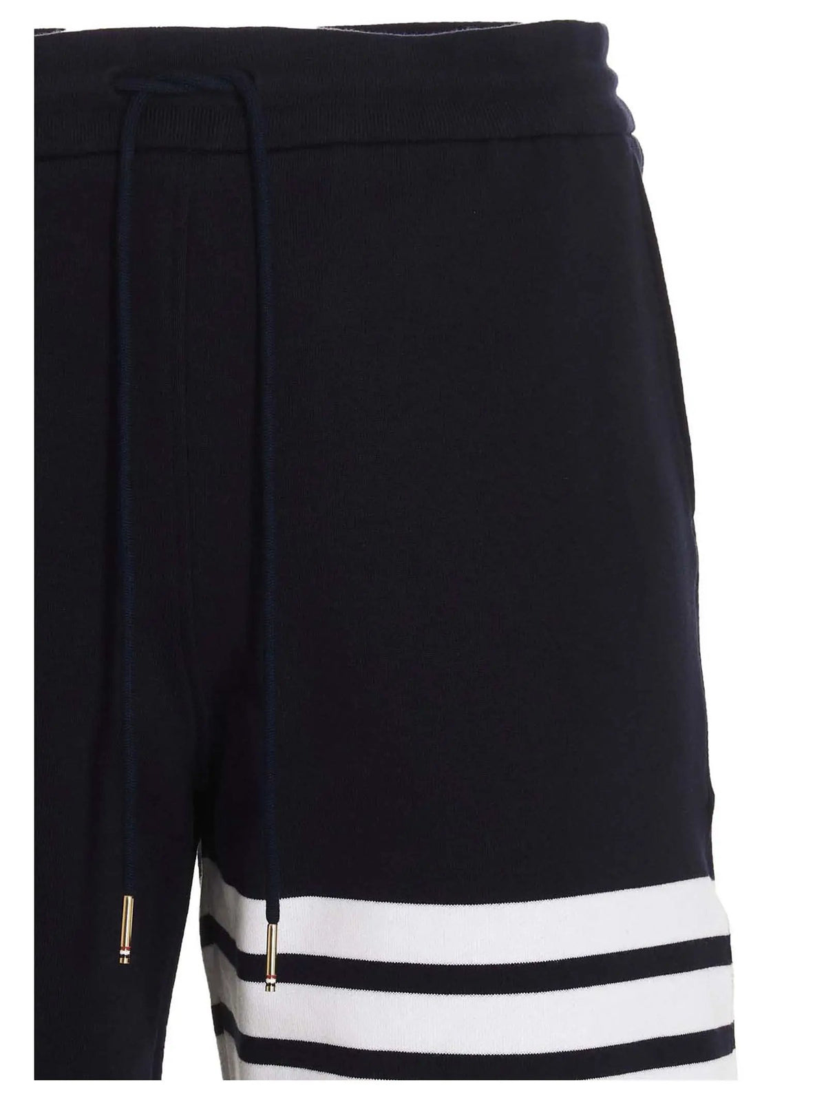 Thom Browne Blue Cotton Bermuda Shorts