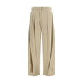 The Row The Row Beige Silk Casual Pants