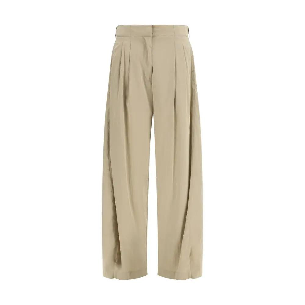 The Row The Row Beige Silk Casual Pants