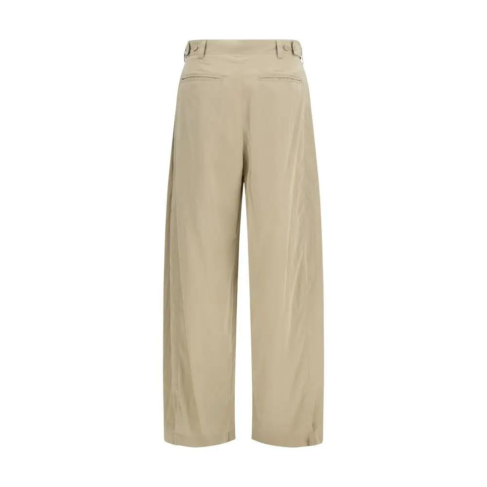 The Row The Row Beige Silk Casual Pants